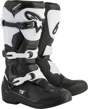 Alpinestars Tech 3 Black & White Boots : Delivery in 10 Days